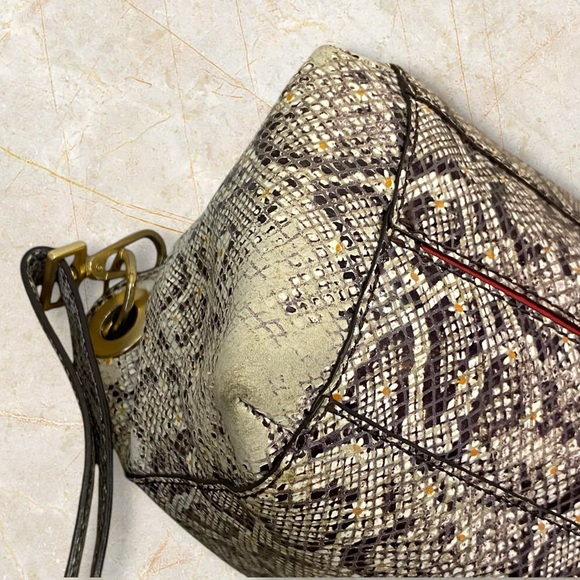 Hammitt Faux Snakeskin  Shoulder Bag - Picture 6 of 9